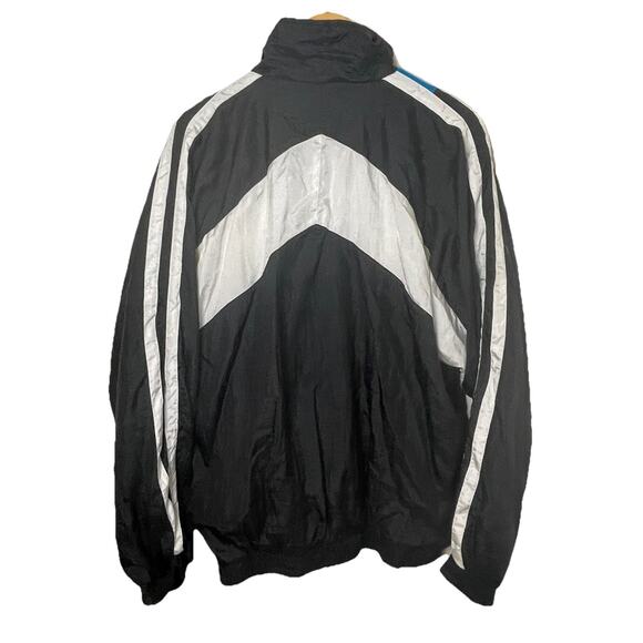 VTG 90s Spalding Track Jacket Color Block Zip Windbreaker Streetwear Skater XL - Picture 2 of 16